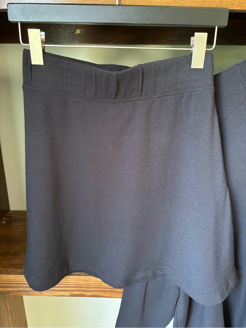 Free People Beach Black Skirt Set - Long Sleeve Top & Mini Skirt - Picture 6 of 8